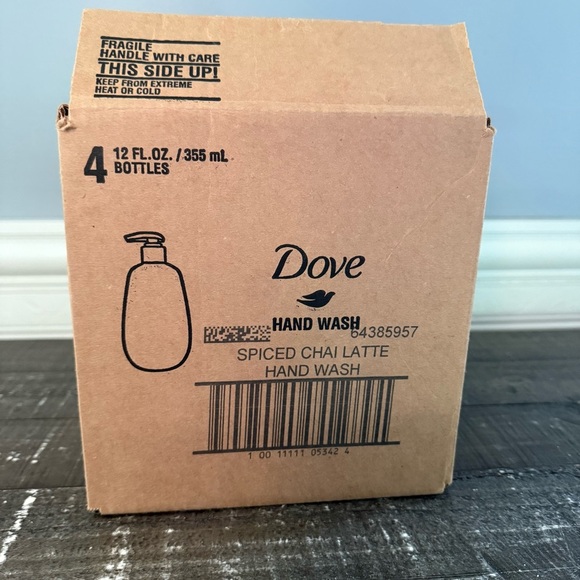 Dove Spiced Chai Latte Hand Wash Limited Edition 12oz Lot Of 4 - Picture 5 of 5